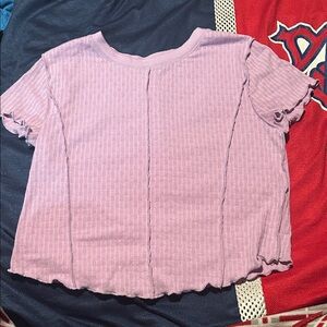 Arizona Jean Company Purple Crop Top